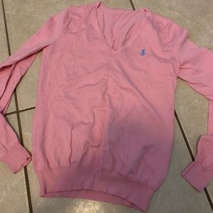 Pink Polo sweater